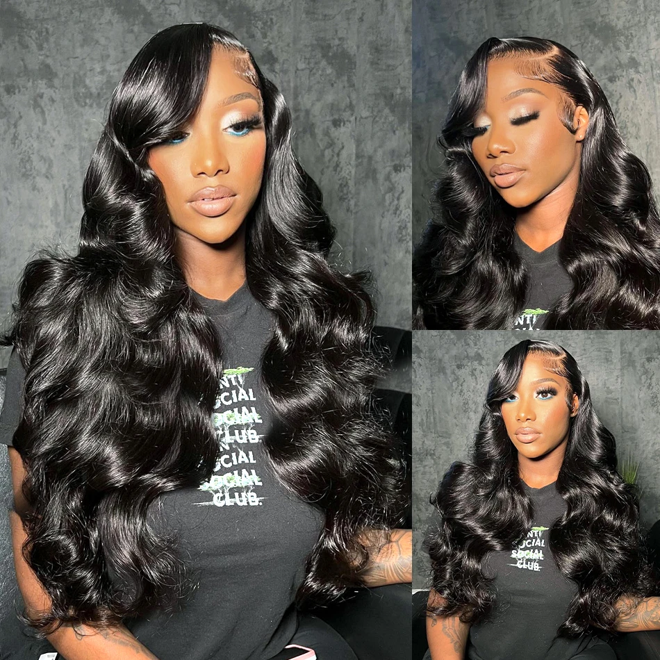 40 Inch Lace Front Human Hair Wig 100% Transparent Body Wave Hd Lace Wig 13x6 Human Hair Brazilian 13x4 360 Lace Frontal Wigs