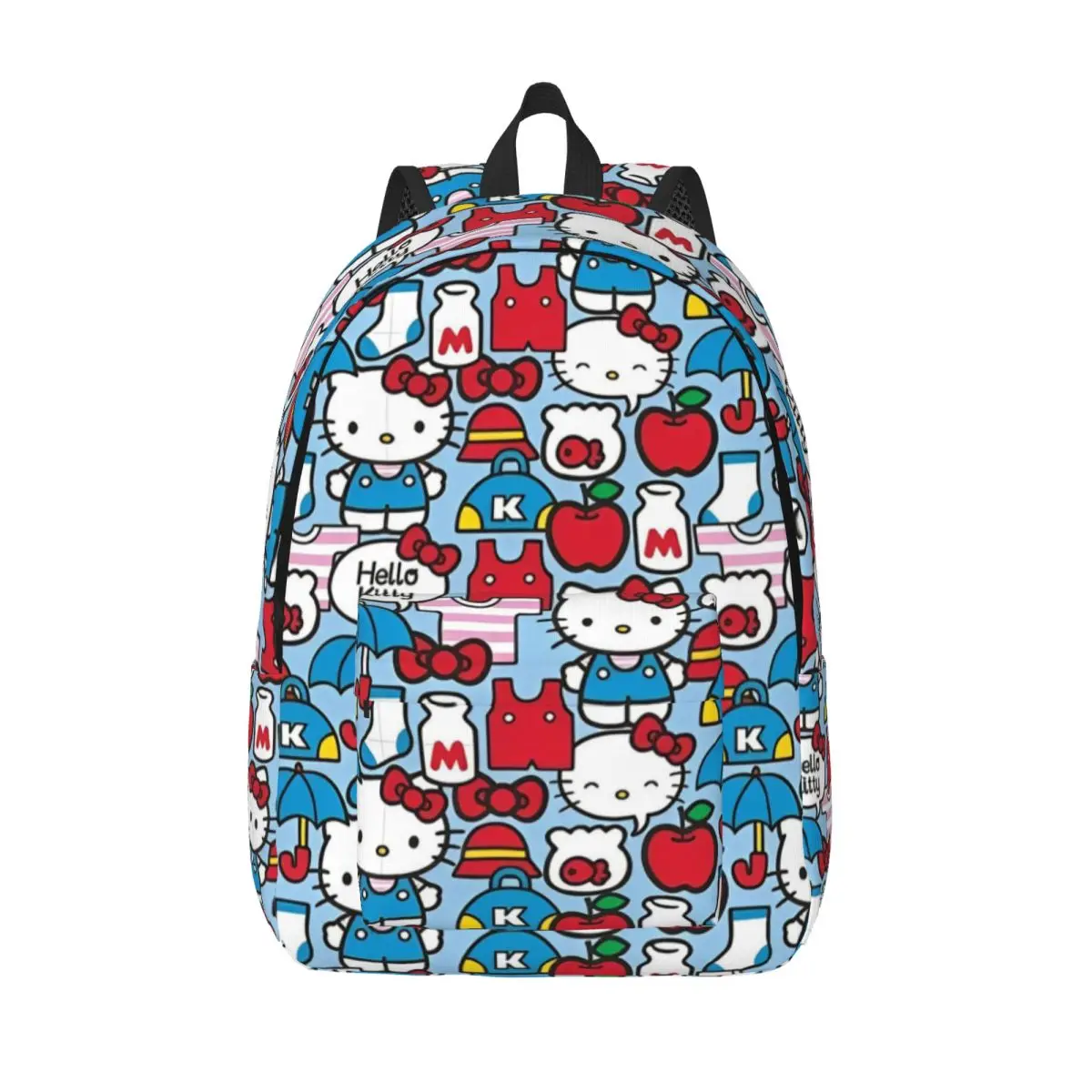 Cartoon Cute Hello Kitty Backpack for Men Women Fashion High School Hiking Travel Daypack HelloKitty College Shoulder Bag Gift