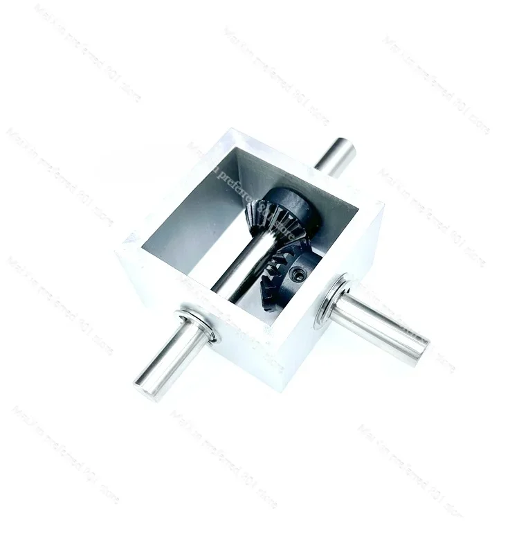 90 Degree Bevel Gear Right Angle Commutator Small Gearbox 1 : 1 Angle Changer Mechanical Drive Module Shaft Diameter 10MM