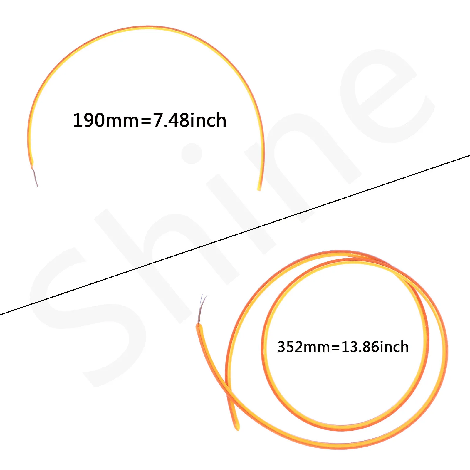 25mm 80mm 110mm 128mm 190mm 352mm elektroda kierunkowa elastyczna żarówka LED 3V ciepła żarówka edisona części lampy diody DIY