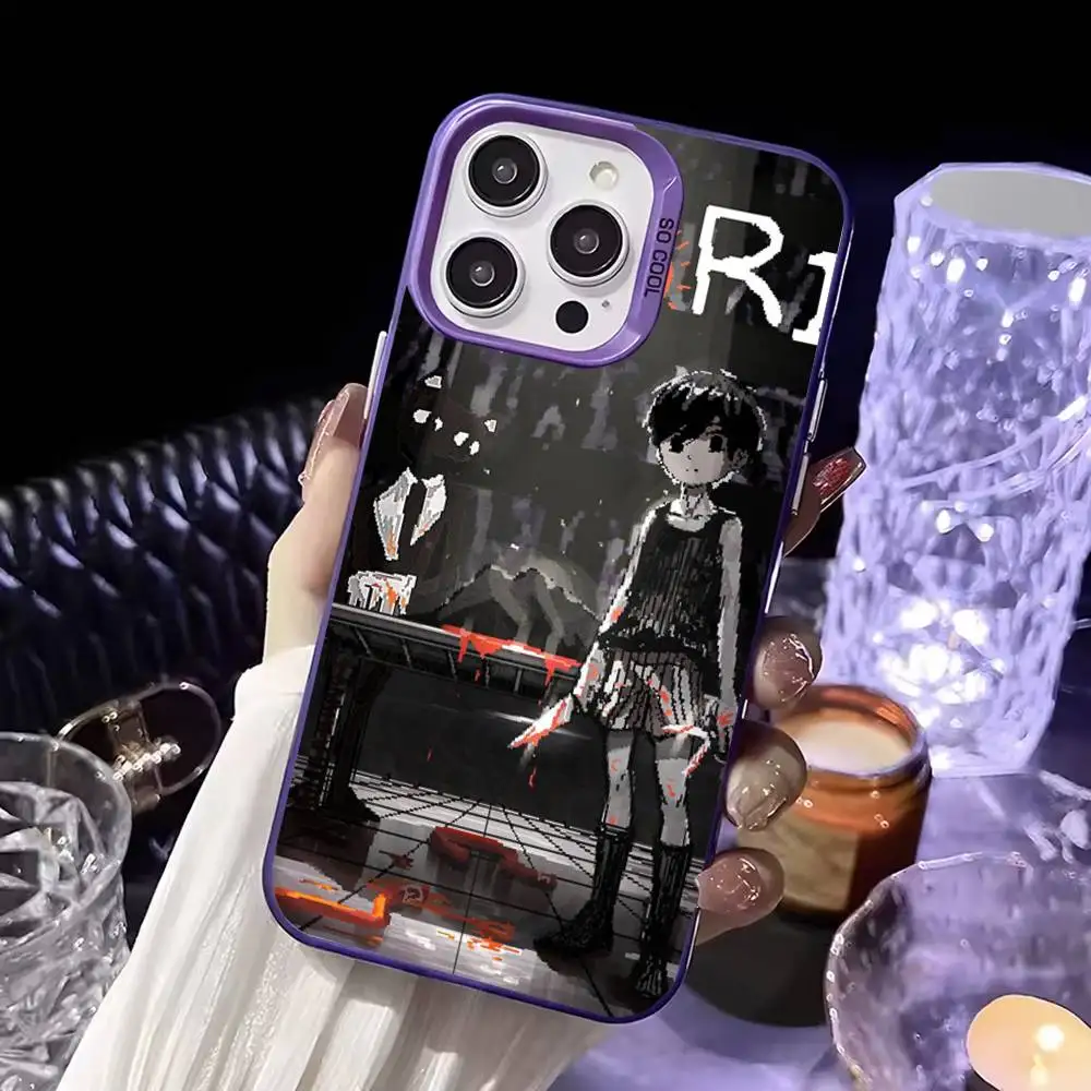 حافظة هاتف ألعاب O-Omori لهاتف iPhone17,16,15,14,13,12,11,Mini,Pro,SE,MAX,plus,Purple Matte غطاء سيليكون #2