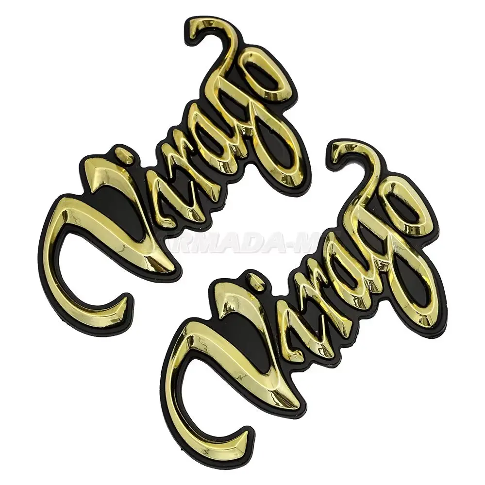 3D Virago Logo For Yamaha XV250 XV535 XV750 XV1100 Virago Motorcycle Motorbike Gas Fuel Oil Tank Decals Stickers Emblem Badge