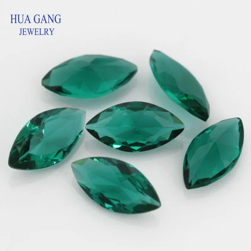 Drilled bead comes with one hole Glass Beads Multicolour Color Marquise Cut Shape Loose Glass Beads For Jewelry Wholesale