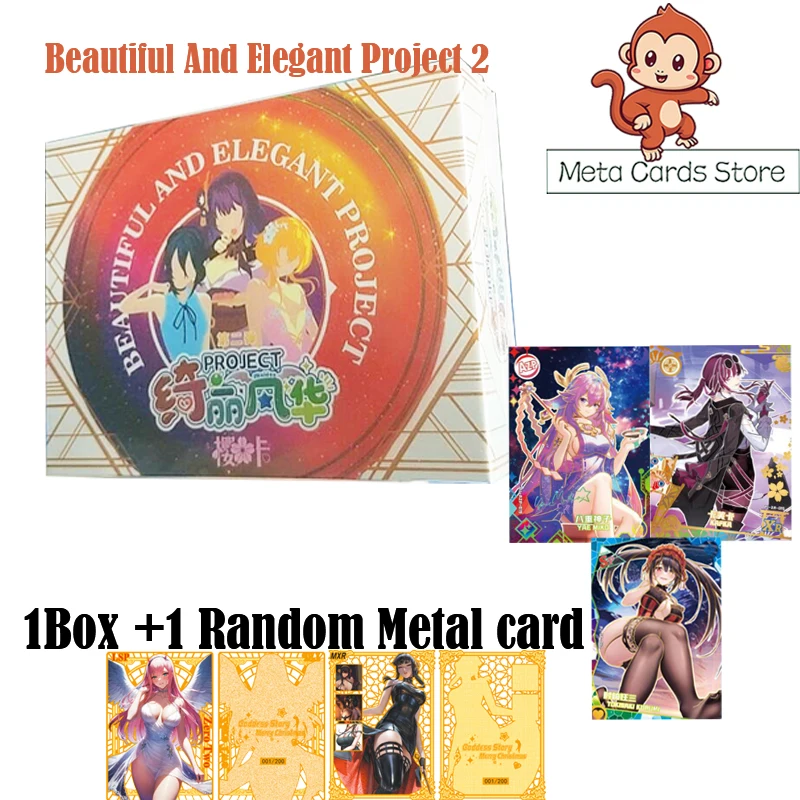 

Goddess Collection Card Beautiful And Elegant Project 2 Hobby Personal Collectible Cards Doujin Booster Box Birthday Gifts