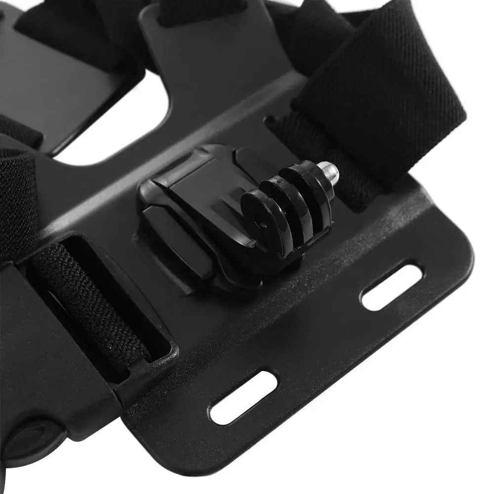 Adjustable Phone Chest Harness Holder Strong Stability Rotating Chest Strap Fixation Bracket Elastic Release of Hands