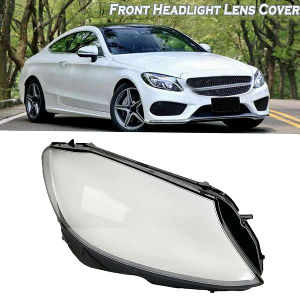 Front Headlight head light lamp Lens Cover Shell Lampshade for Mercedes Benz W205 C180 C200 C260L C280 2015-2017 Right