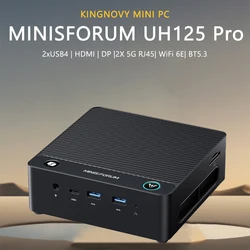 Minis forum uh125 pro mini pc mit intel core ultra 5 cpu 2x igpu leistung für d rendering, video bearbeitung und live streaming