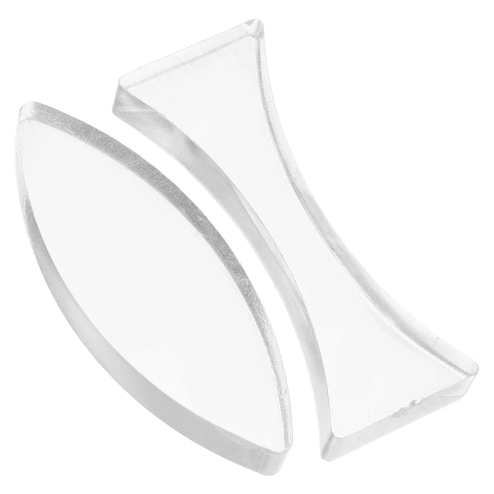 2 قطعة مجموعة عدسات بصرية قسط الاكريليك الفيزياء وسائل تعليمية انكسار الضوء تجربة طالب تعلم هدية عدسة بصرية #1