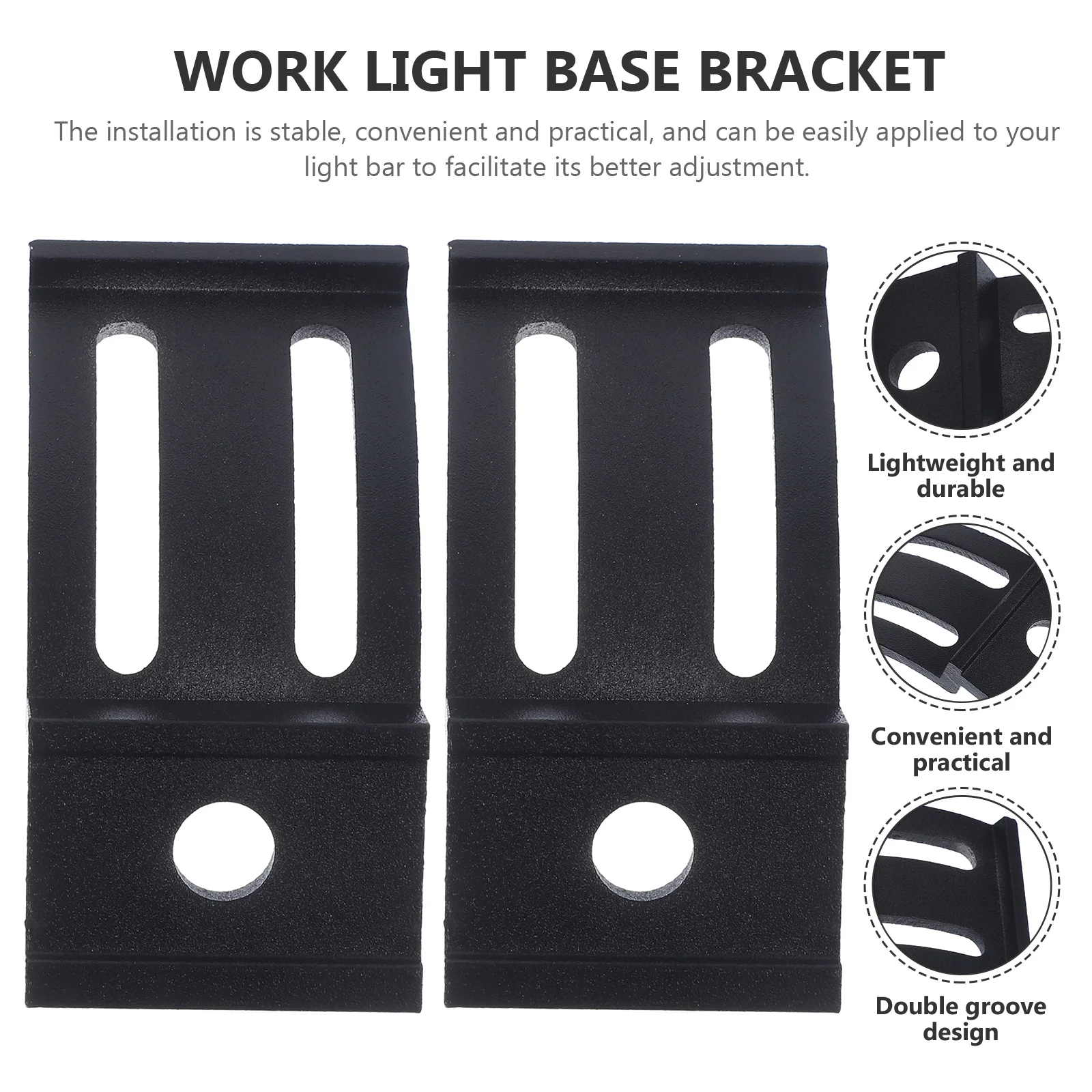 

Кронштейн для светодиодной панели, регулируемый, на скользящем креплении, для автомобильных аксессуаров, поддержка рабочего освещения, прочный, устойчивый, легкий, из сплава