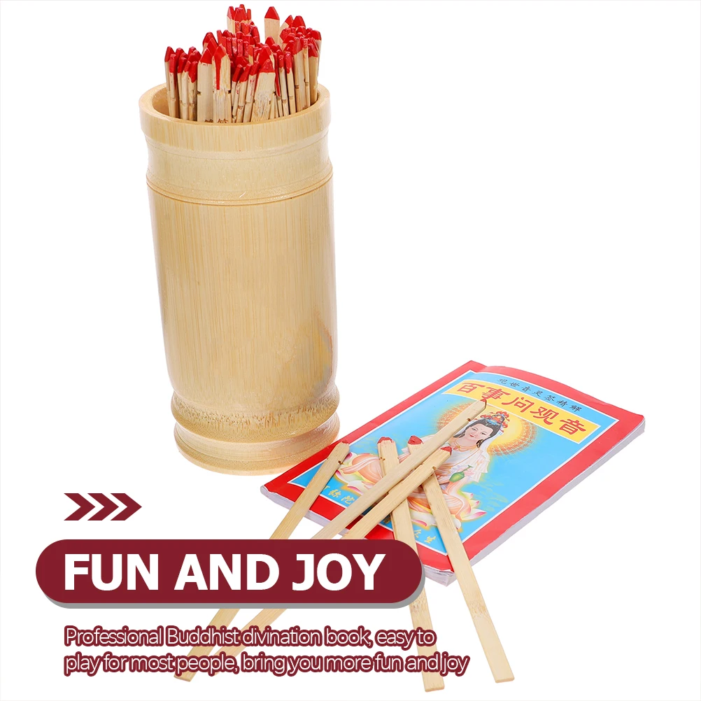 

Sign The Book Fortune Telling Prop Chinese Temple Props Sticks Divination Supplies