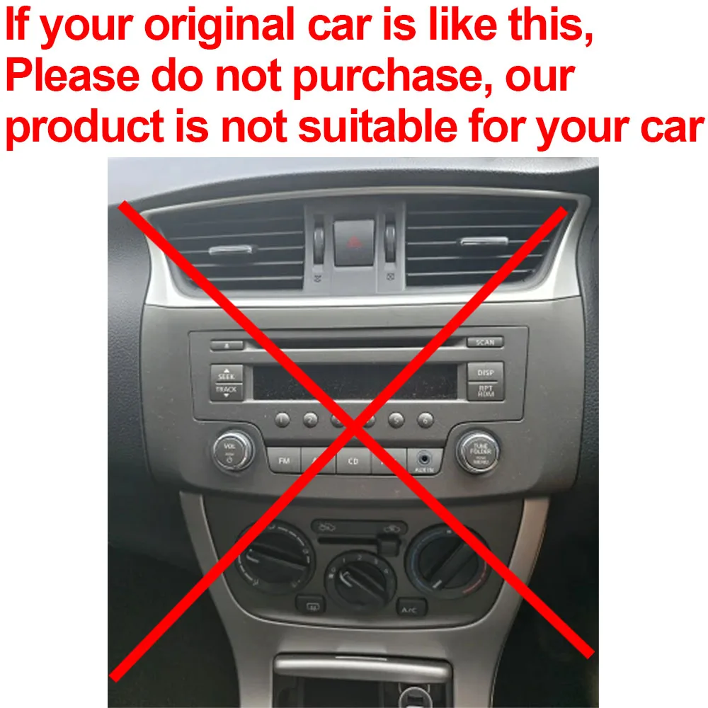 Andorid 15 Car Multimedia Radio Player Navigation For Nissan Pulsar C13 Hatchback 2013 - 2018 Carplay NO 2Din DVD Touch Screen