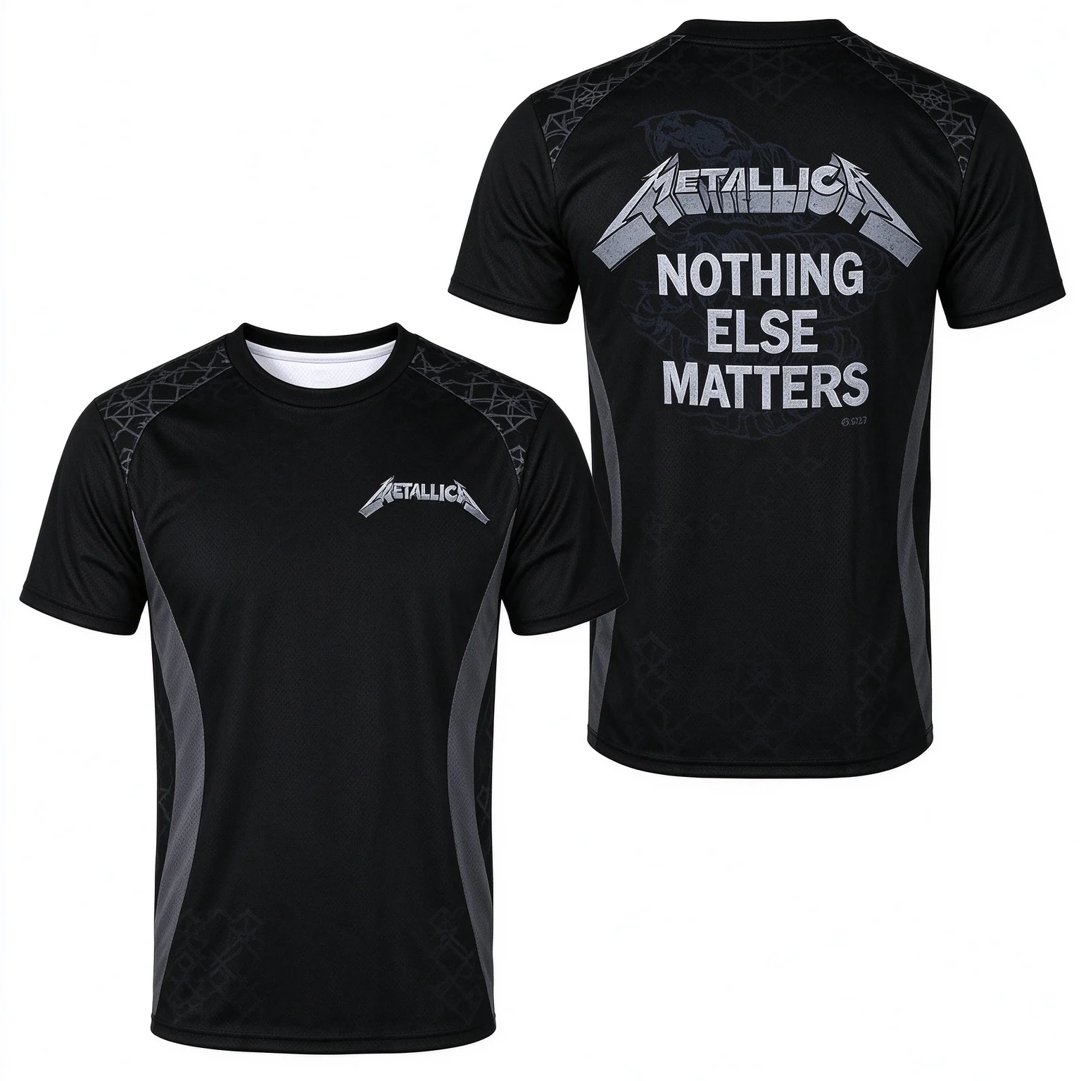 Metallica - Nothing Else Matters Patterned New Fashion T-shirt for Casual Daily Sports Wear Suitable for Adults and Children