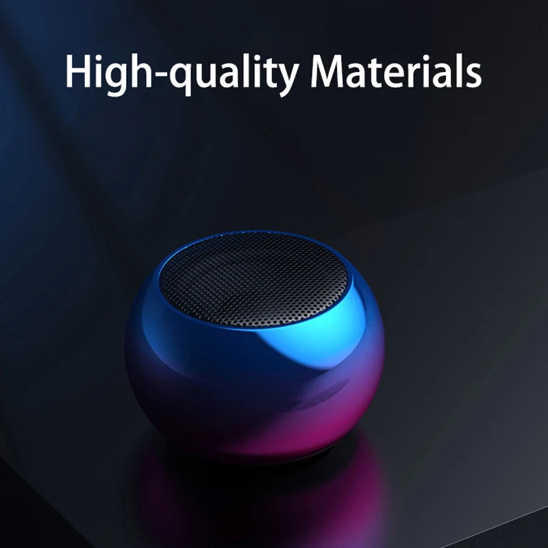 Minialtavoz inalámbrico Bluetooth, reproductor De música portátil, manos libres, TWS, bajos, Subwoofer estéreo pequeño