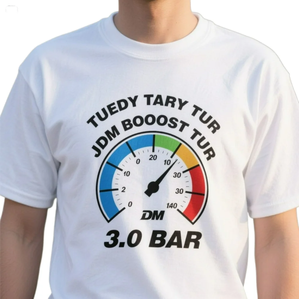 

Funny Turbo JDM Boost Turbometer 3.0 BAR T-Shirt. Summer Cotton Short Sleeve O-Neck Men's T Shirt New S-3XL
