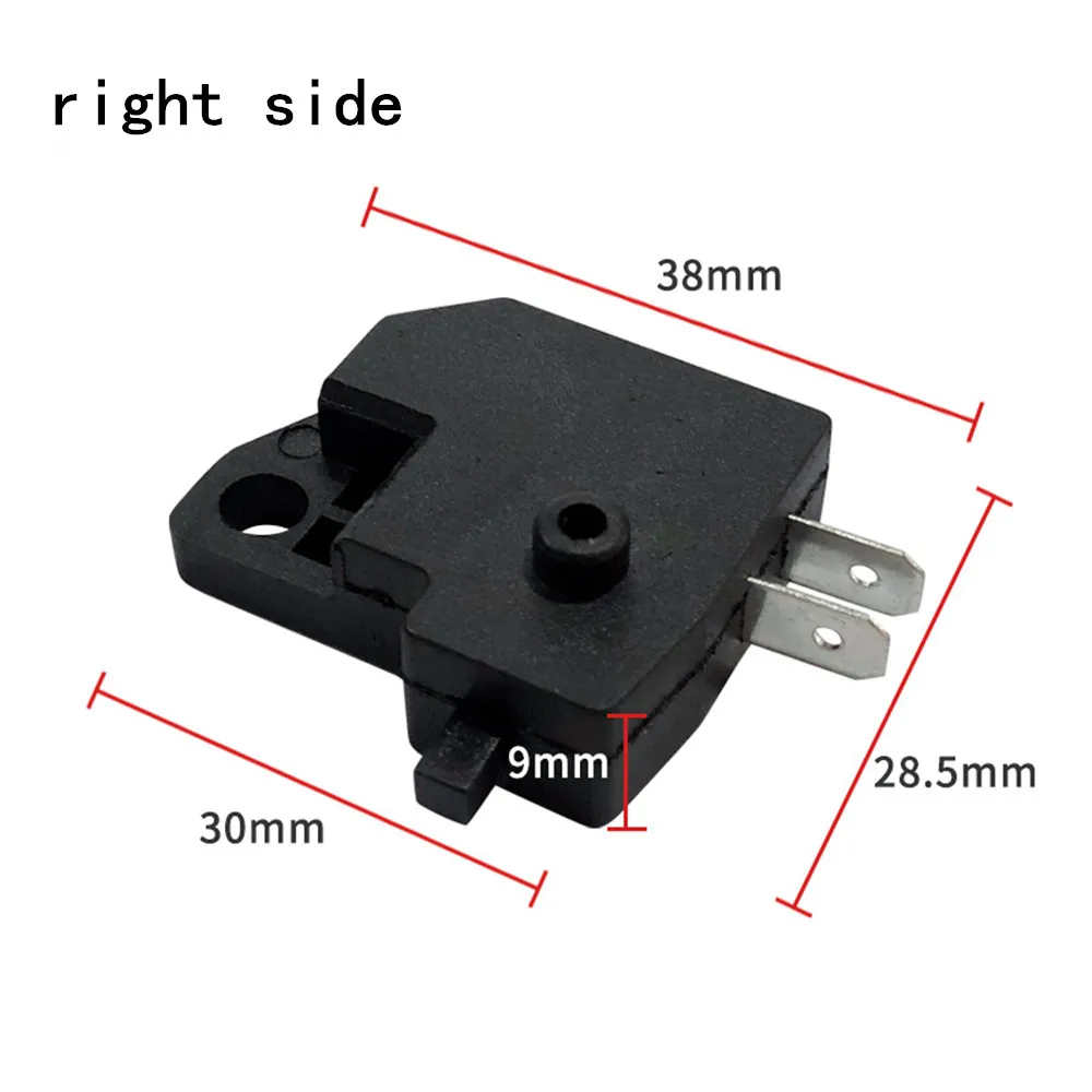 1 Pair Motorcycle Universal Black Front Brake Stop Light Switch For Honda CBR600 VFR800 For Suzuki For Kawasaki Most Models