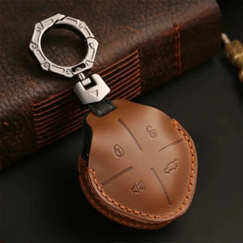

A+ Leather Car Key CASE Cover for Jetour X-1 Plus DTC 2022 Key Chains Accessories