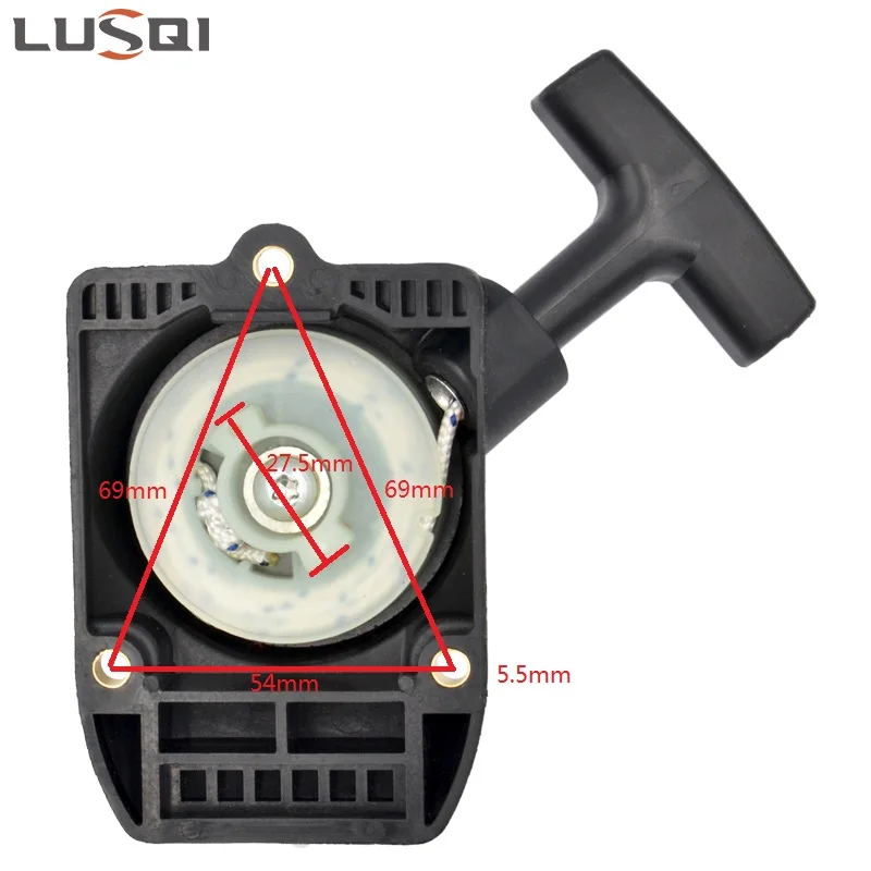 LUSQI Recoil Hand Pull Starter Gasoline Brush Cutter For Stihl FS85/FS80/FC75/BG75/FS75/FC85/KM85/HL75/HL75K/BG85/FR85/HT70/HT75