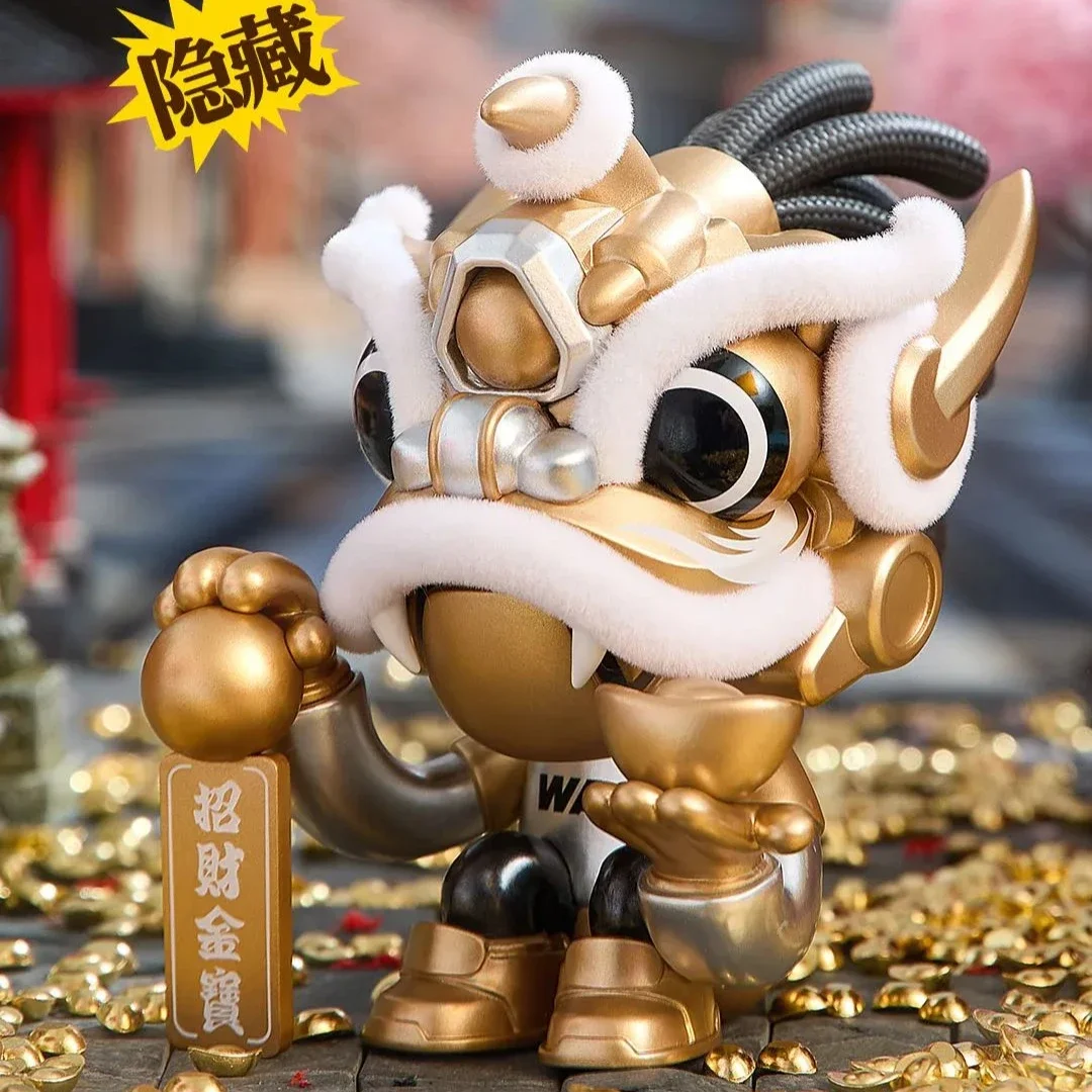 

2025 New WASA Dancing Lion Blind Box Mystery Box MechaToy Good Luck To You Trendy Play Decoration Collection Happy New Year Gift