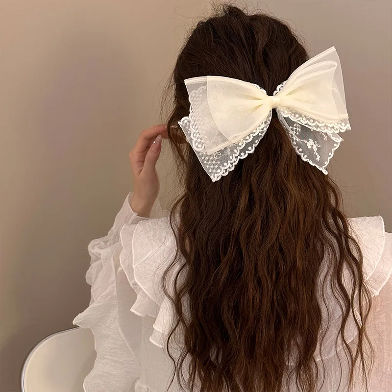 Hair bows accessories for women girl korean pins and clip Crab vintage popular catches trendy leading fashion sweets kpop new in