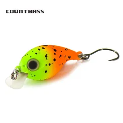 COUNTBASS 28mm 1.7g Crankbaits Hard Plastic Fishingg Wobblers Trout Perch  Angler's Lure