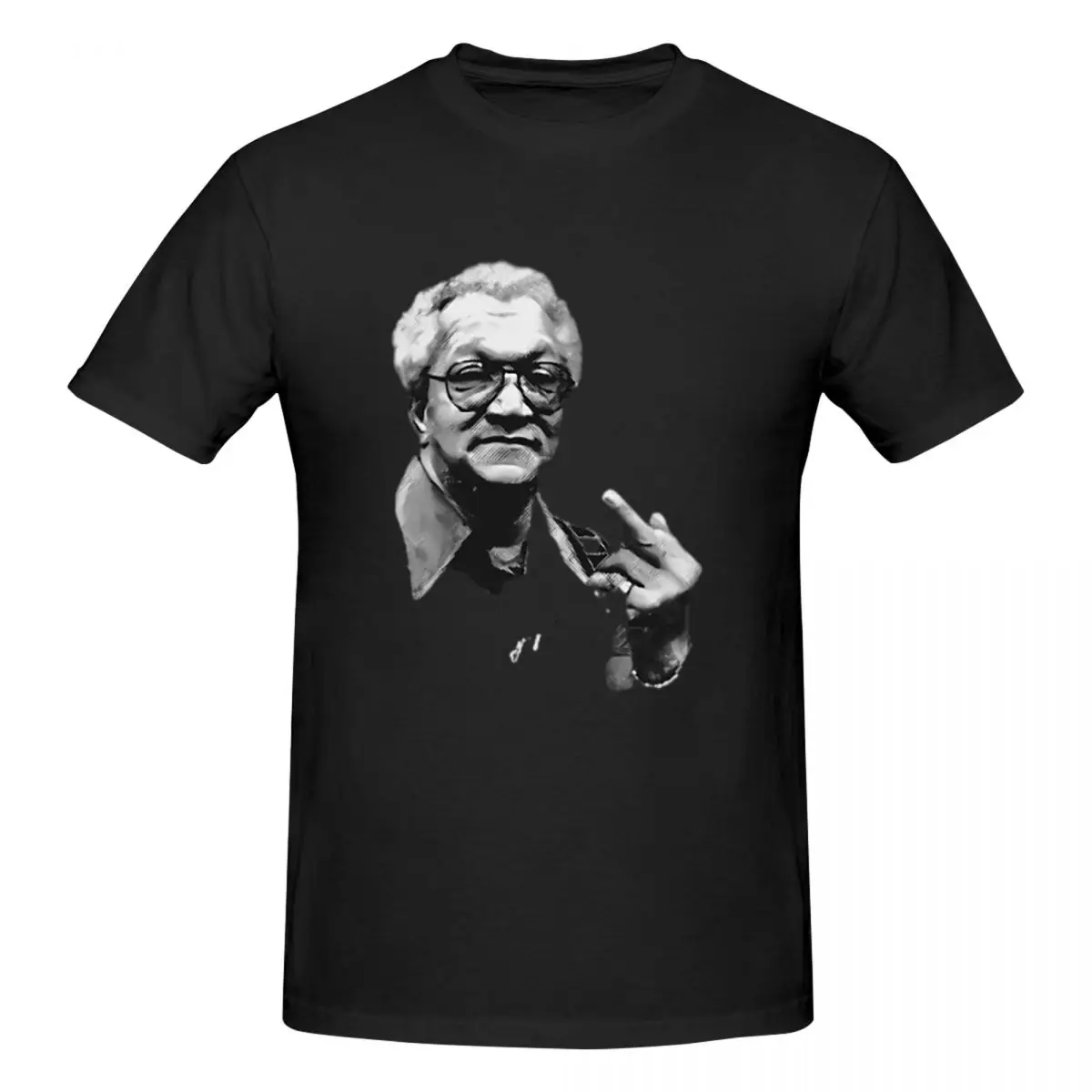 Fred Sanford Men T-Shirt Funny Oversized T Shirts Men's O-Neck Cotton Tees Short Summer Male