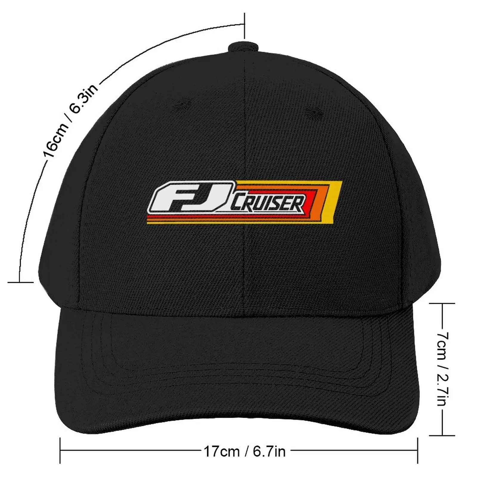 FJ Cruiser Heritage color artwork Baseball Cap Golf Cap Snap Back Hat Baseball For Men Women's