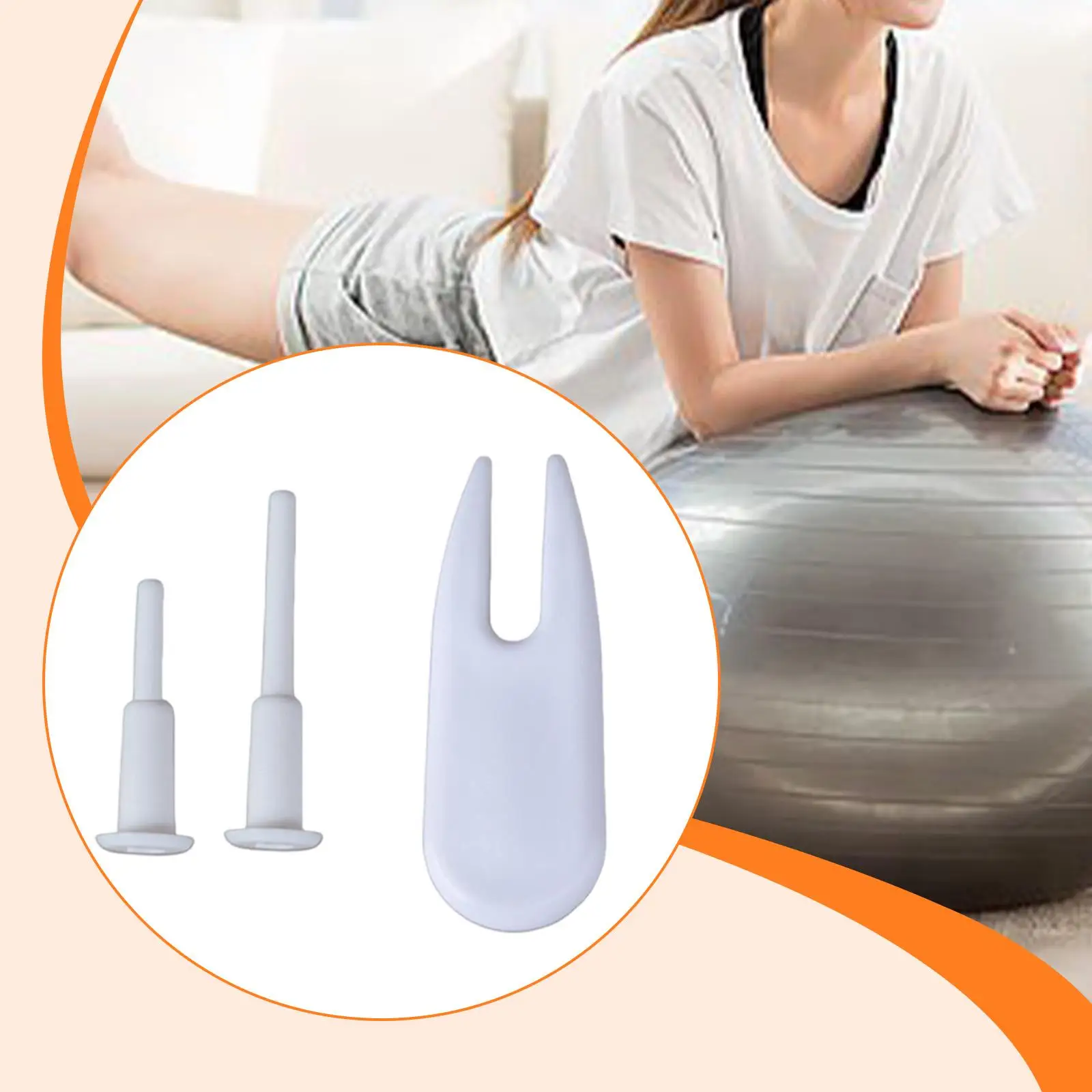 2x Exercise Ball Plugs with Plug Remover Replacement Yoga Ball Air Stopper for Sport Pilates Inflatable Bed Pool Easy to Install