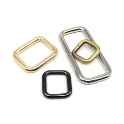DIY Metal High Quality Thickened Handbag Leather Bag Strap Belt Webbing Dog Collar Chain Rectangle Square O D Ring Buckle Clasp