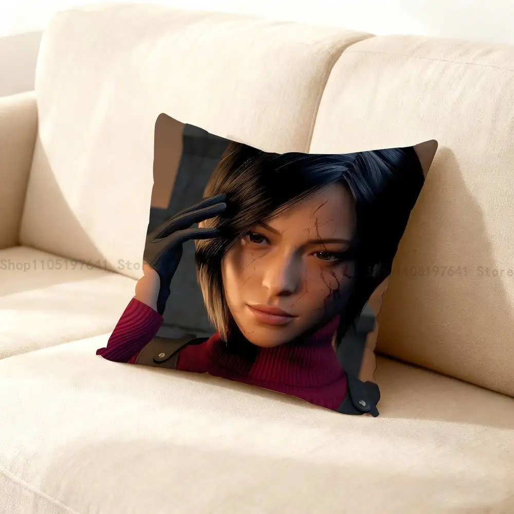 R-Resident E-Evil Ada Wong Pillow Case cute cartoon anime peripheralsBedroom Sofa Decorative Cushion Cover Soft Cushion Cover