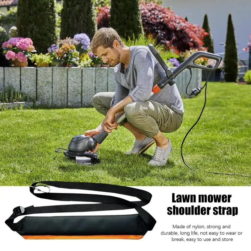 Lawnmower Shoulder Straps with Easy Release Single Shoulder Mower Strap Garden Trimmer Shoulder Strap for Power Appliances