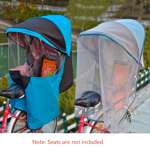 Child bike seat sun shade sale