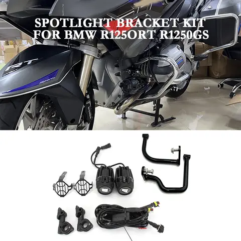 BMW R1200RT R1250RT 2014-2023 보조 오토바이 액세서리 헤드 라이트 안개 램프 홀더 스포트라이트 장착 브래킷