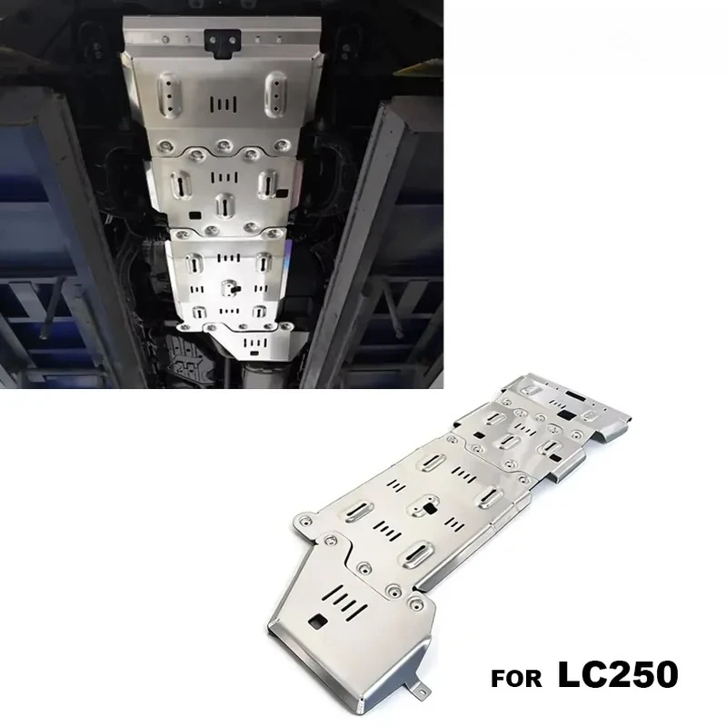 5MM/8MM Magnesium-Aluminum Underbody Engine Guard Chassis Protection 4x4 Offroad Accessory Skid Plate for LC250 2024+