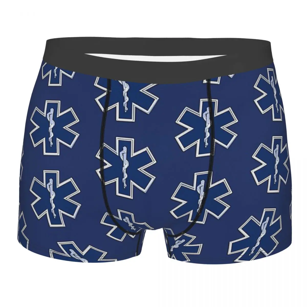 Paramedic Star Of Life Ambulance Ambulances Meme Underpants Cotton Panties Male Underwear Ventilate Shorts Boxer Briefs