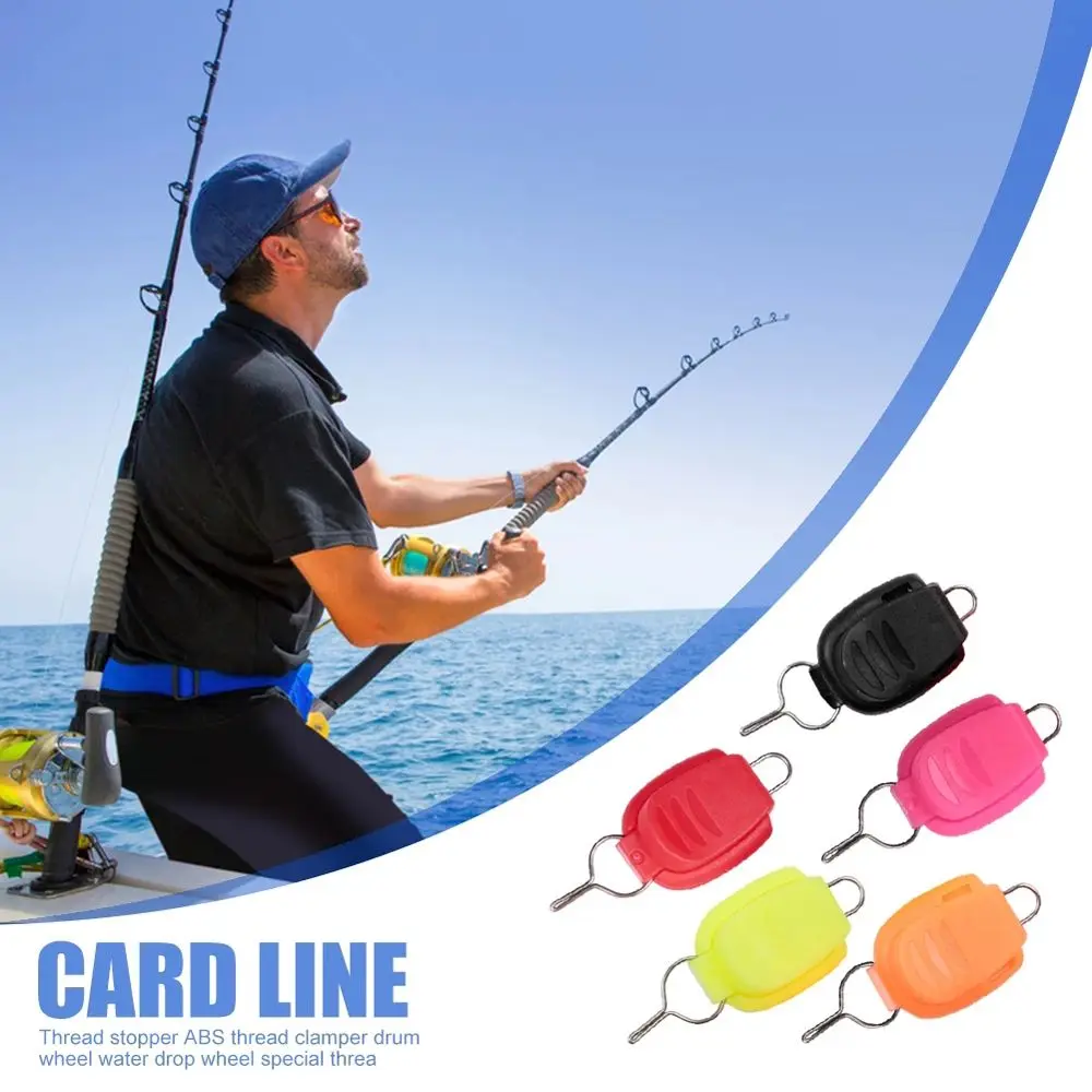 

Accessories Reel Line Stoppers Buckle Stopper Baitcasting Drum Reel Fishing Line Stopper ABS Thread Clip Card Line Device