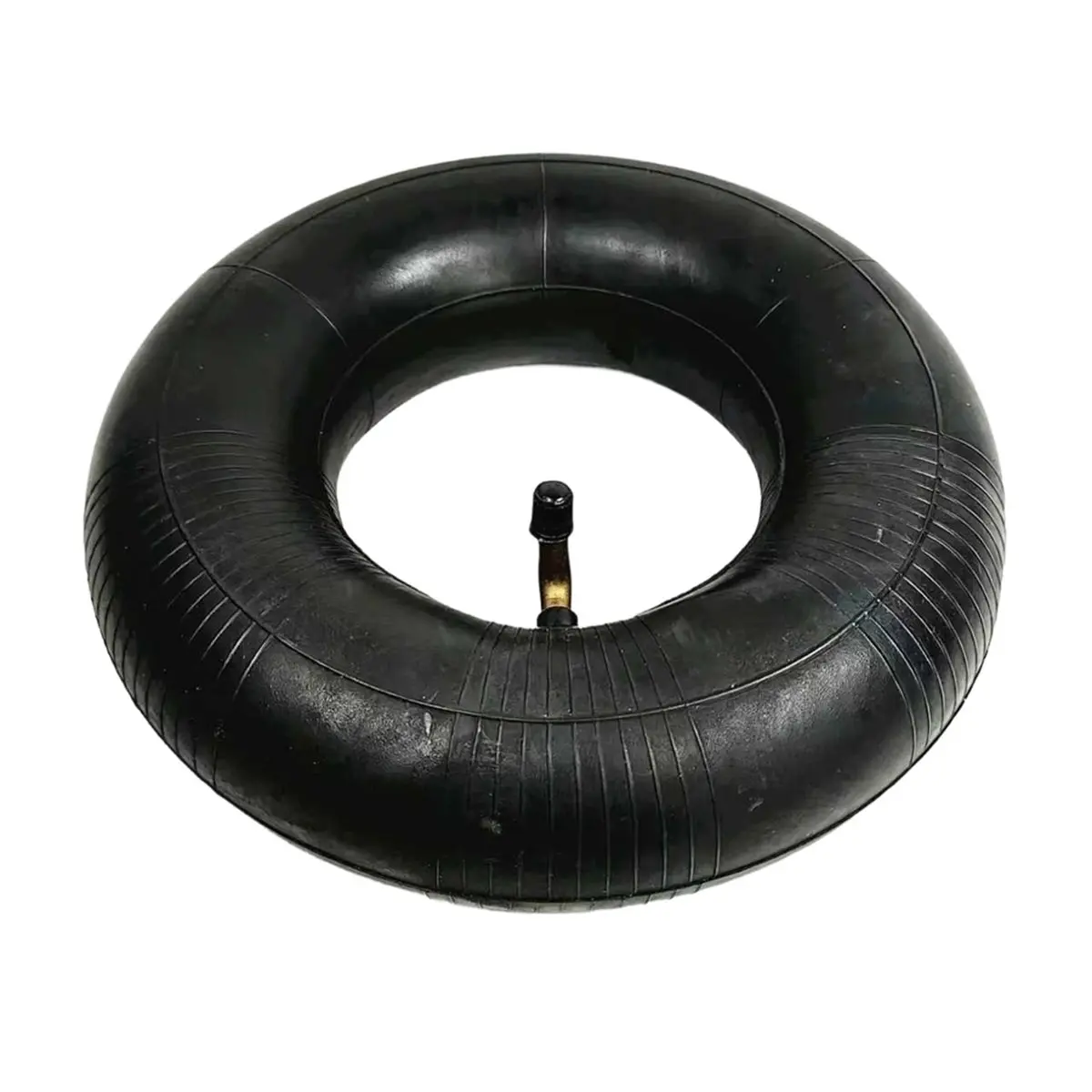 Lawn Mower Tire 4.10/3.50-4 with Inner Tube Curved Nozzle Lawn Mower Tire Rubber