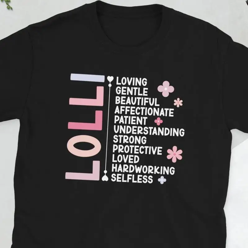 Blessed Lolli Grandma Grandmother T Shirt