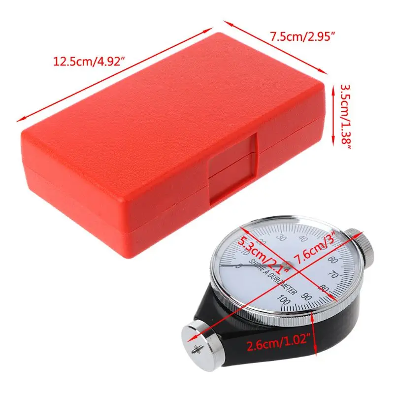 Practical Shore Type A Hardness Rubber Tester Tire Tyre Meter Durometer Dropship