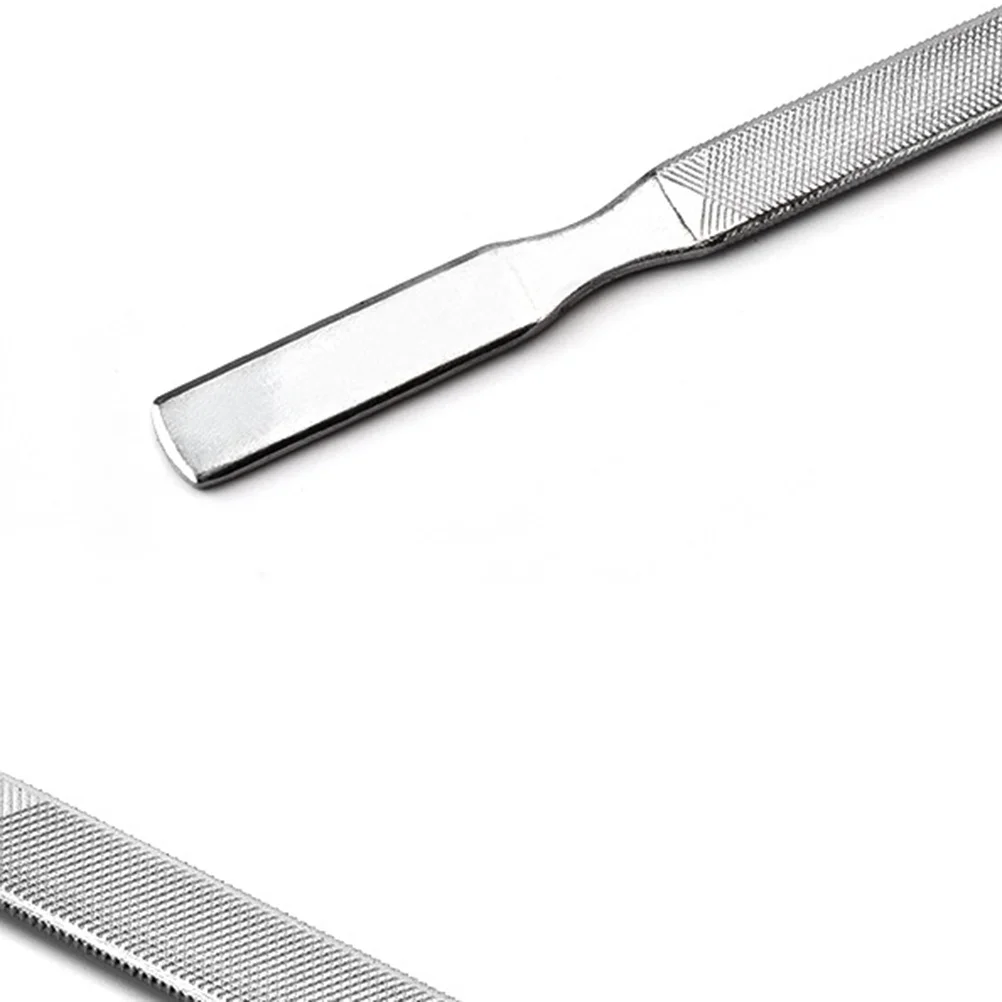6 pezzi di lime per unghie in acciaio inossidabile, resistenti e durevoli, strumenti per manicure per pedicure, archiviazione prima del trattamento delle unghie, strumenti per manicure
