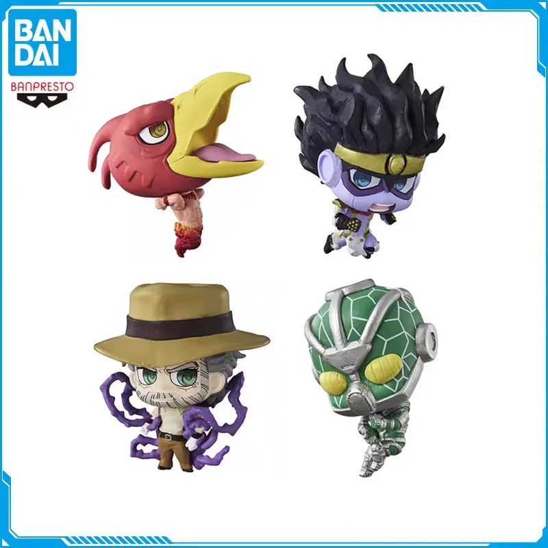 

BANDAI JoJo's Bizarre Adventure Gashapon Toy Magician's Red Hierophant Green Hermit Purple Action Figures Capsule Toys Gifts