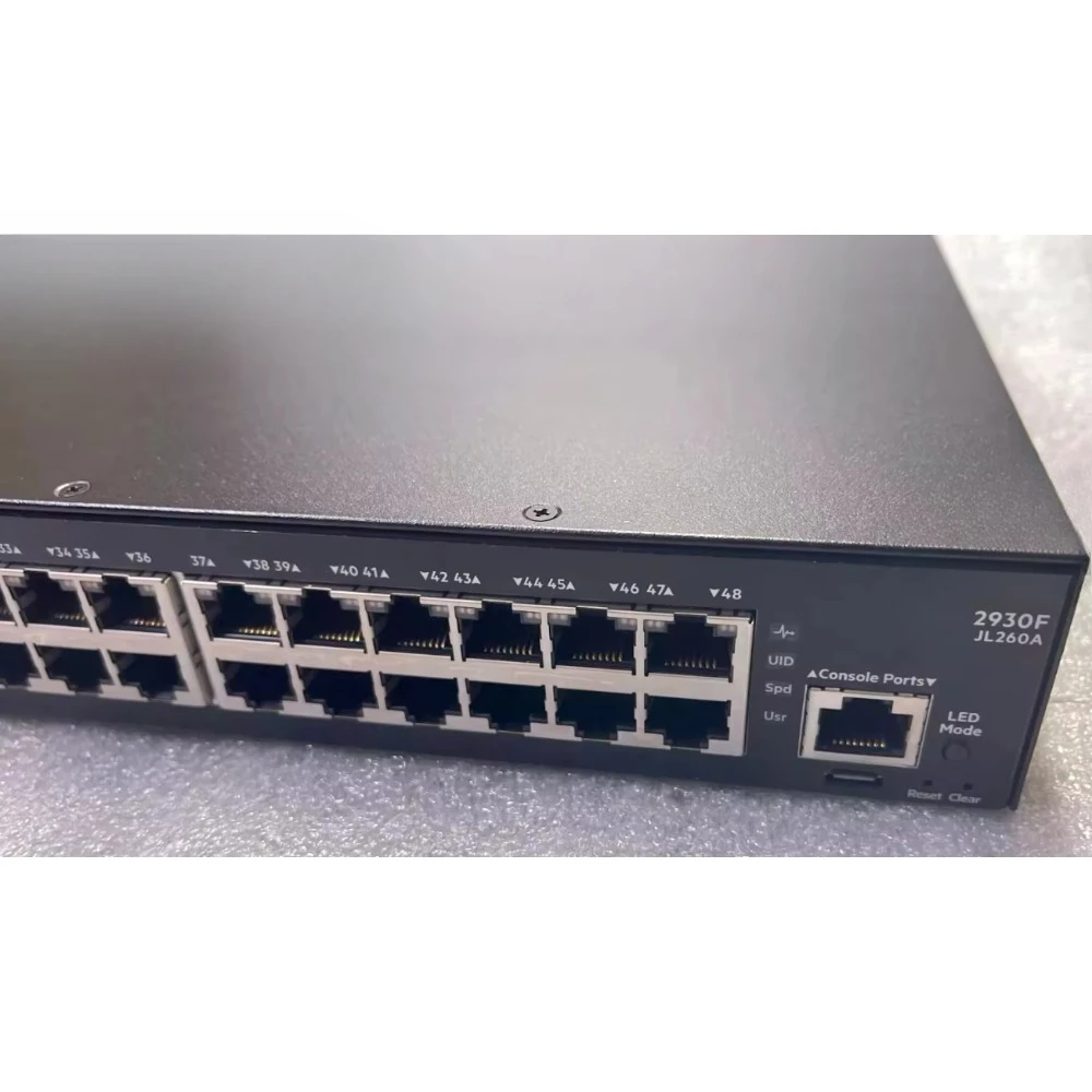 F/S New Industrial Ethernet Switch Poe Switch HPE Aruba 2930F 48G 4SFP Network Switch Aruba JL260A Ready To Ship