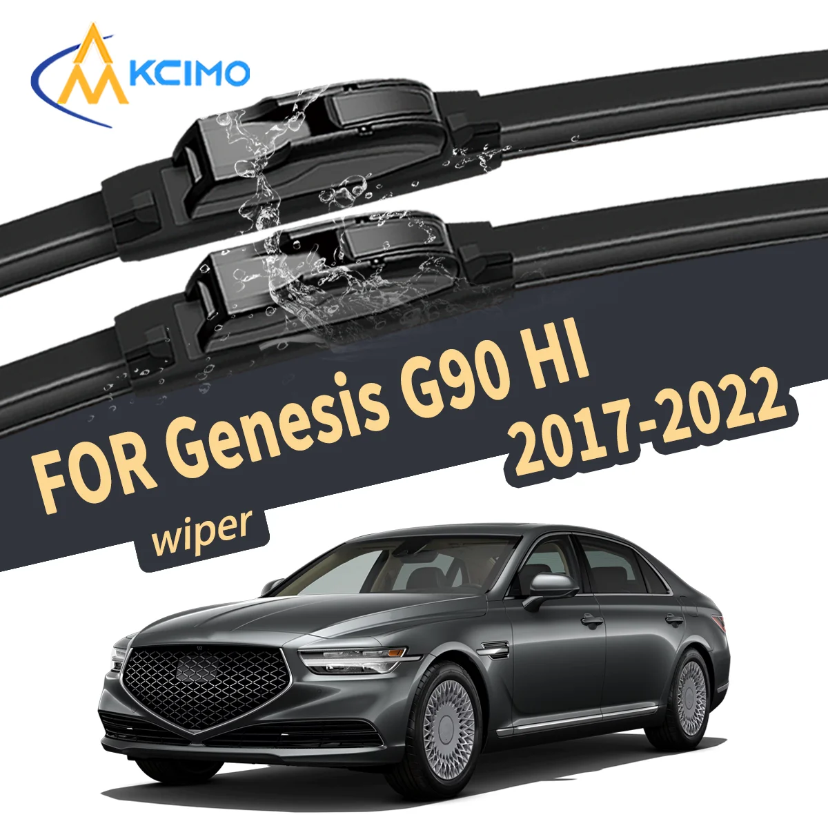 

Silent Wiper Blade For Genesis G90 HI 2017-2022 Natural Rubber Windshield Wiper Auto Replacement Parts High Quality Car