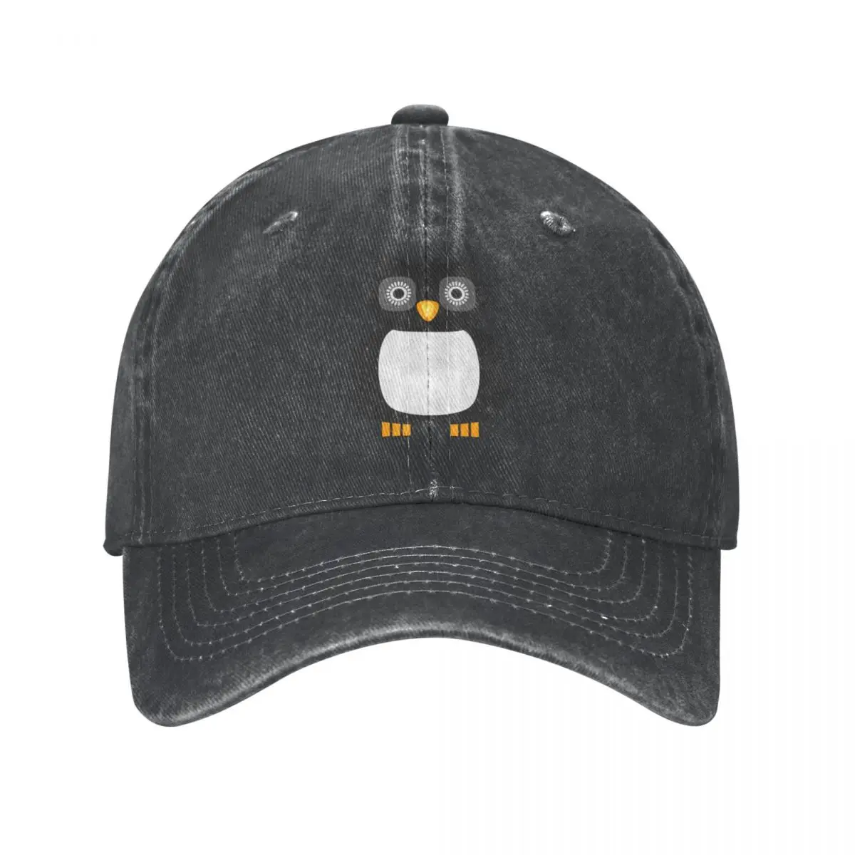 Mid Century Modern Chonk Owl Baseball Cap Anime Hat Military Cap Man Hats Woman Men'S