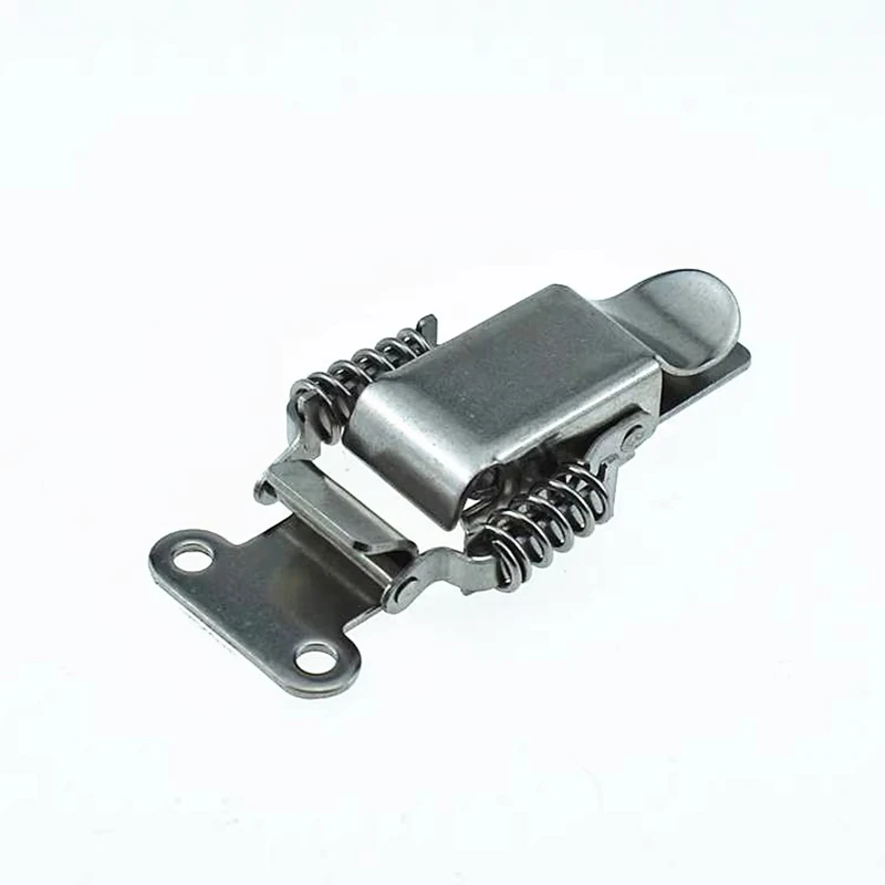 304ステンレス鋼ダブルスプリングバックル、木製ボックスツールボックス、頑丈なロック穴付き、電気メカニカルボックスアクセサリー