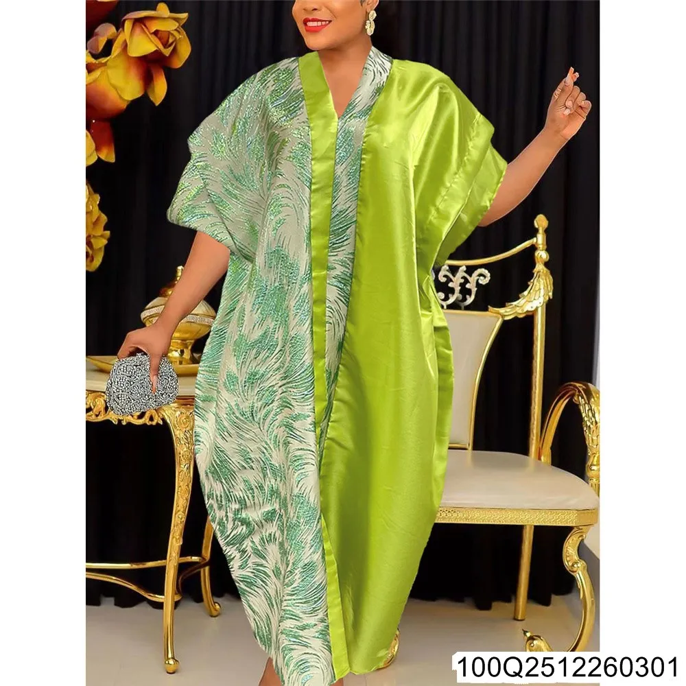 

Жаккардовый свободный платок с золотой нитью для тяжелой промышленности, 2026, свободный платок, халат больших размеров для женщин для ношения двух 100Q25122603