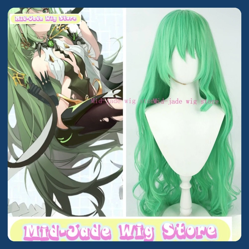 ร้านวิกผมมิด-เจย์ด วิกคอสเพลย์โมเบียสจากอนิเมะเกมฮอนไกอิมแพ็ค 3 สำหรับงานเล่นบทบาทสมมติ งานปาร์ตี้ฮาโลวีน วิกผมสังเคราะห์