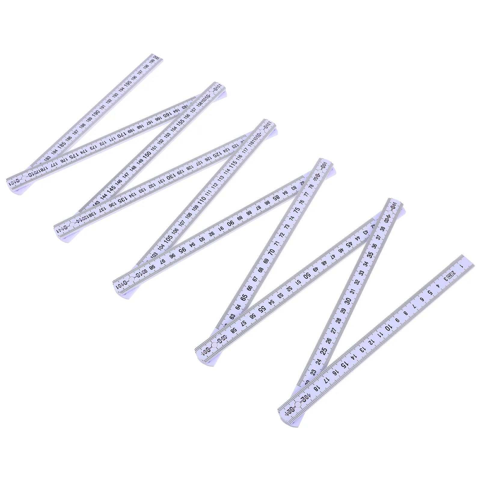 

1Pcs Professional Plastic Folding Ruler Easy-Read Fraction Markings Accurate Engraved Scale for Single-Handed