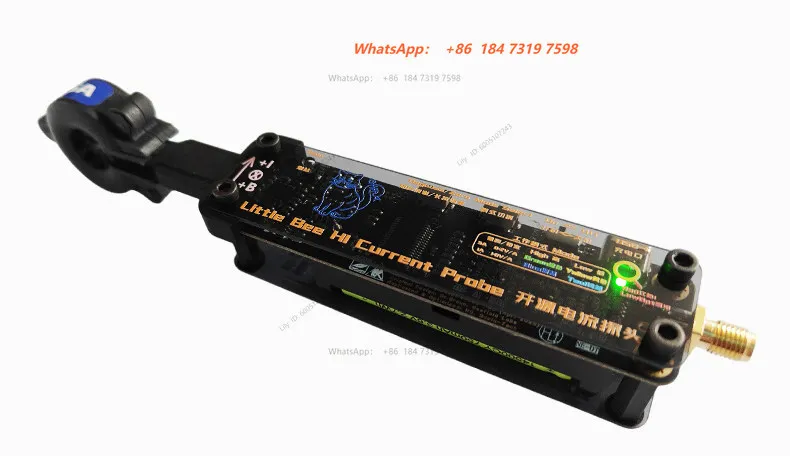 Current Probe, Open Source DIY AC/DC High Frequency Current Probe 30MHz Bandwidth 5A/10A Dual Head