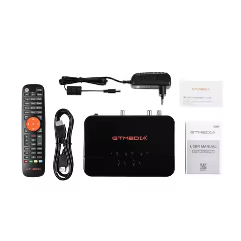 Original GTmedia V7 Pro DVB S2X DVB T2 Combo TV Receiver Support H.265 HEVC USB Wifi Autoroll PowerVu Satellite Receiver