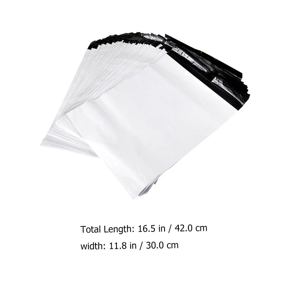 

100 Pcs Bag Shipping Self Sealing Oversized Envelope Mailing Package Waterproof Thickened Plastic Mail Bag Ideal